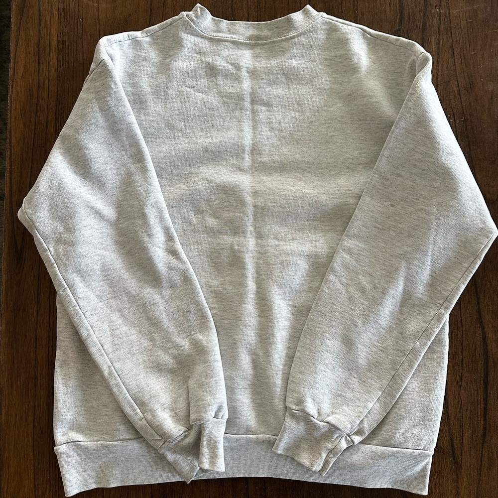 Michigan Wolverines Sweatshirt Mens M L Gray Majestic Vintage - Picture 2 of 8